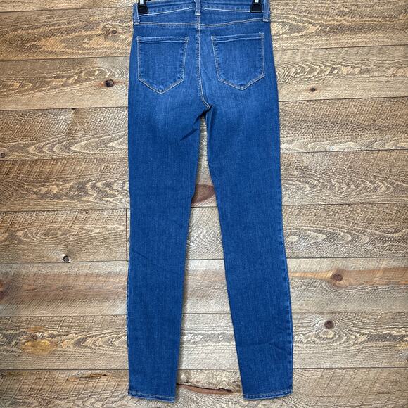 L'Agence The Margot High Rise Ankle Skinny Jeans in Dark Vintage Size 25 NWT - Picture 3 of 6